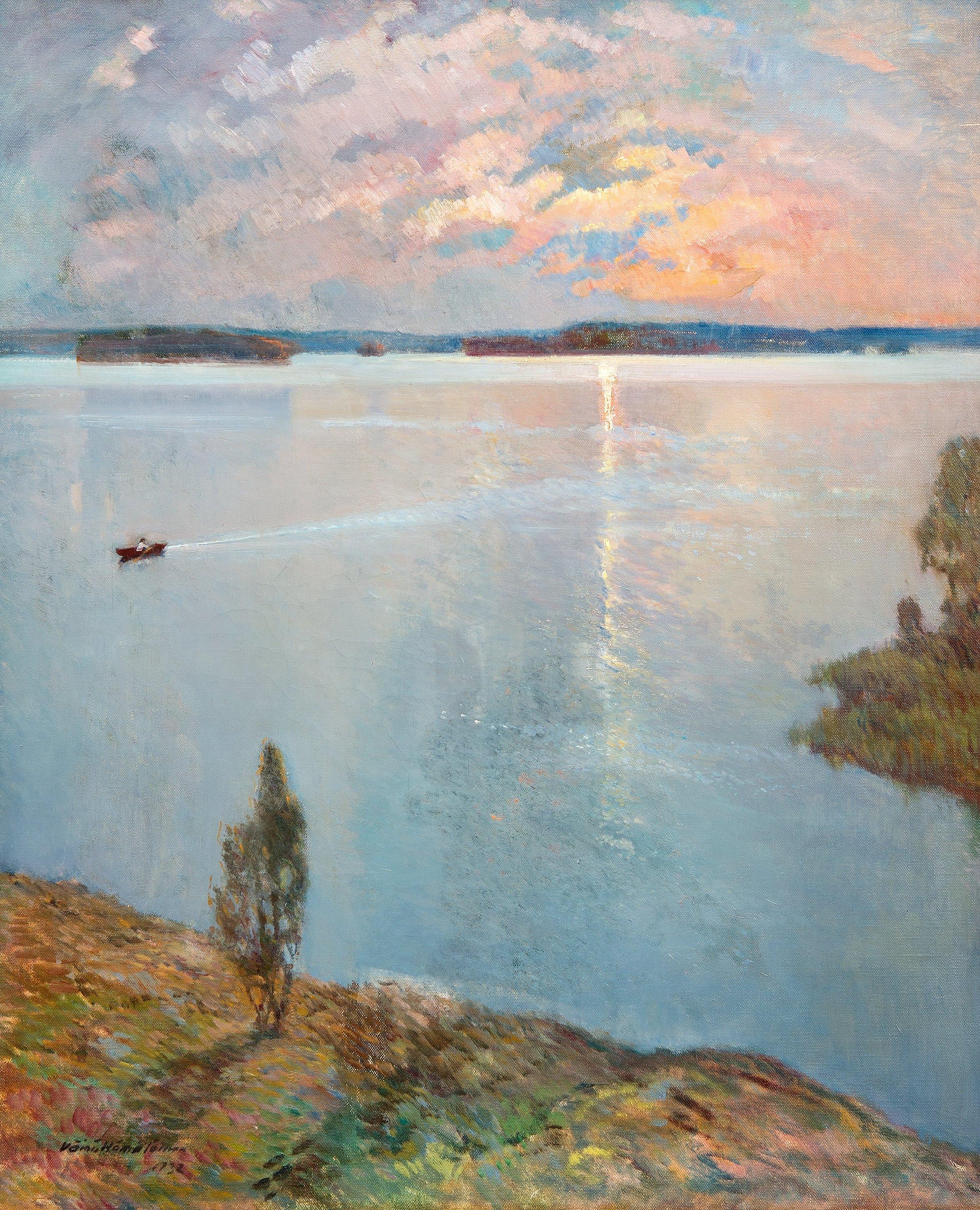 Väinö Hämäläinen - Lake Landscape.