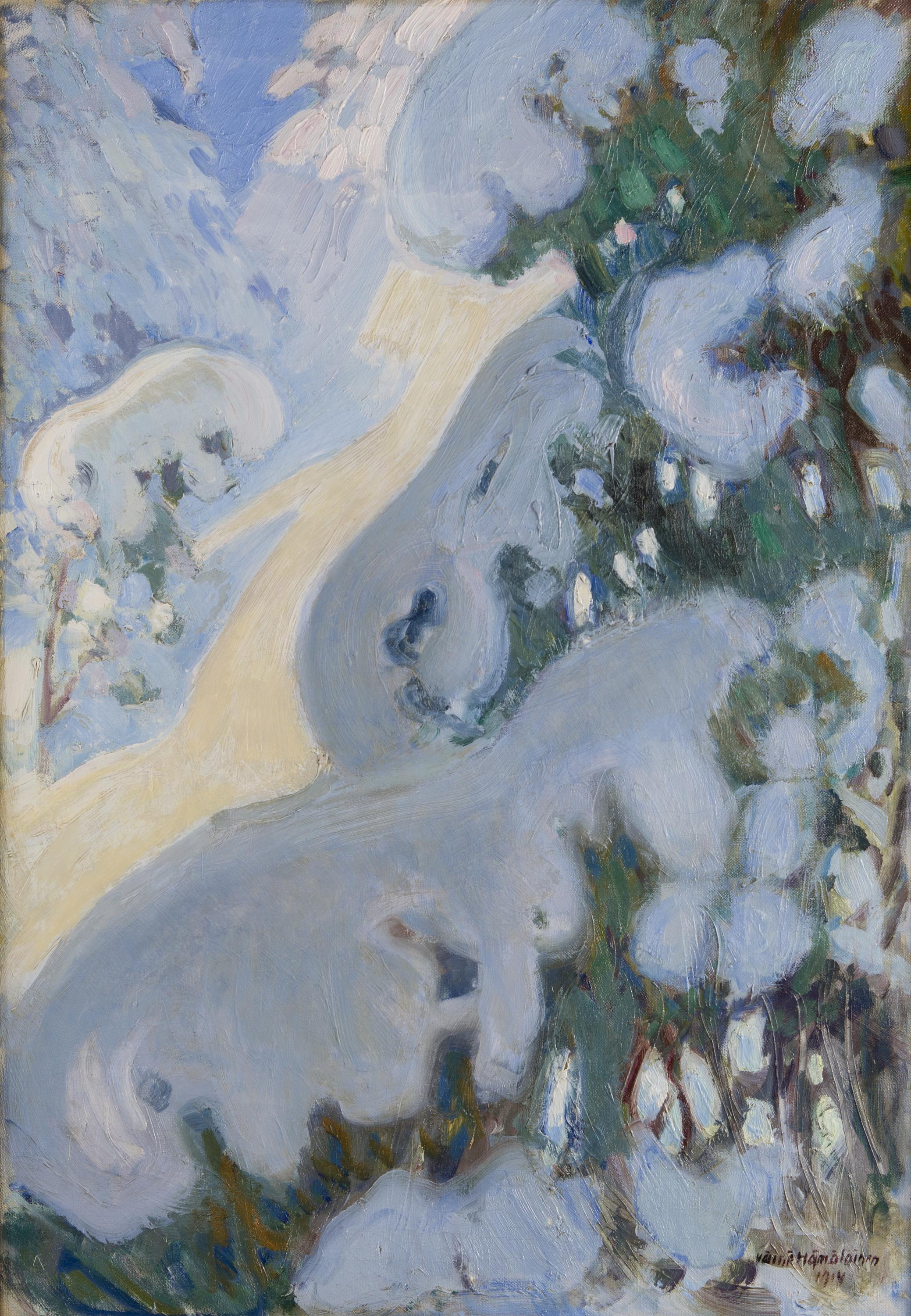 Väinö Hämäläinen - Wintry Landscape.