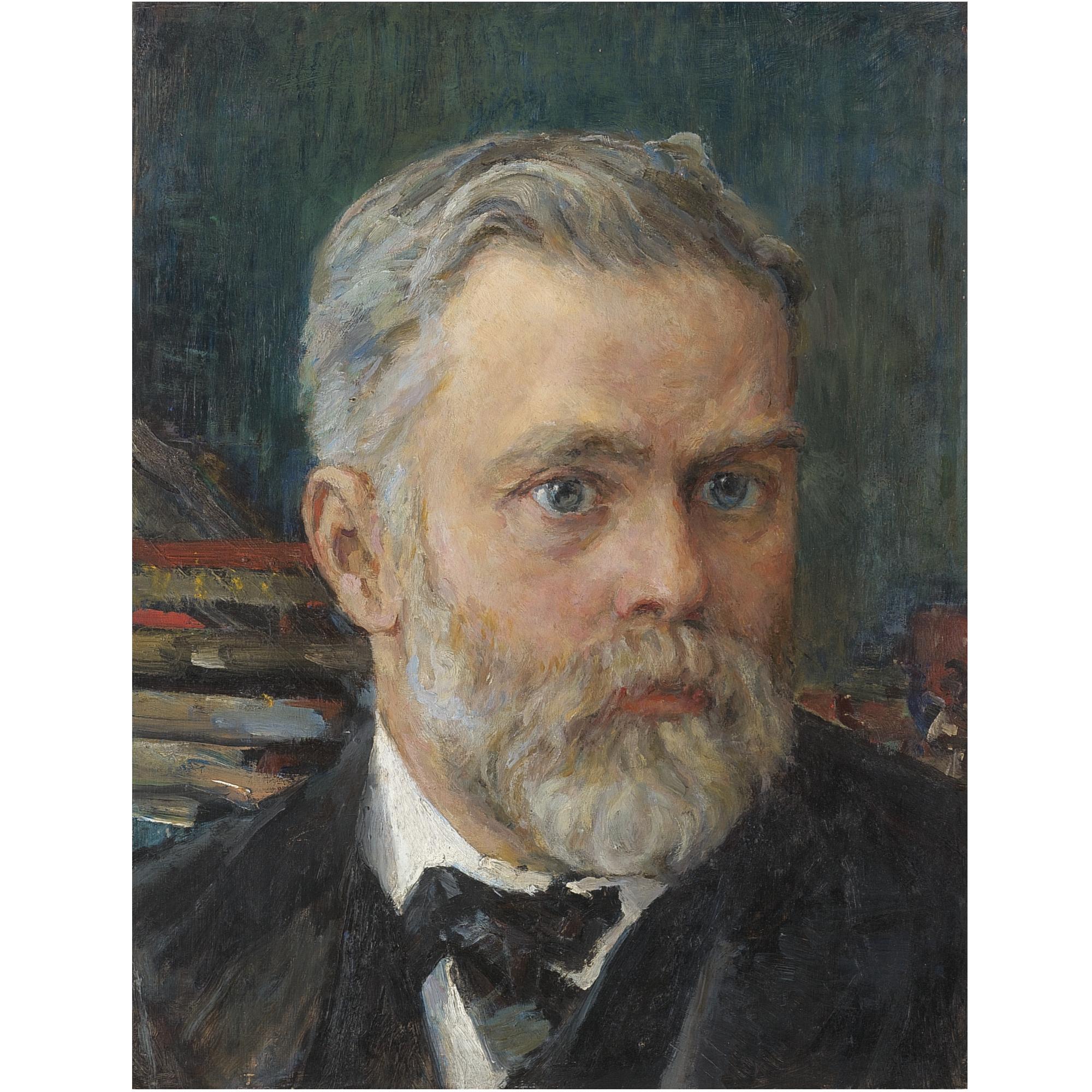 Valentin Alexandrovich Serov - Portrait Of Emmanuel Nobel