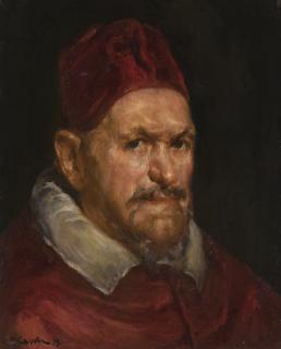 Valentin Alexandrovich Serov - Portrait Of Pope Innocent X After Velázquez