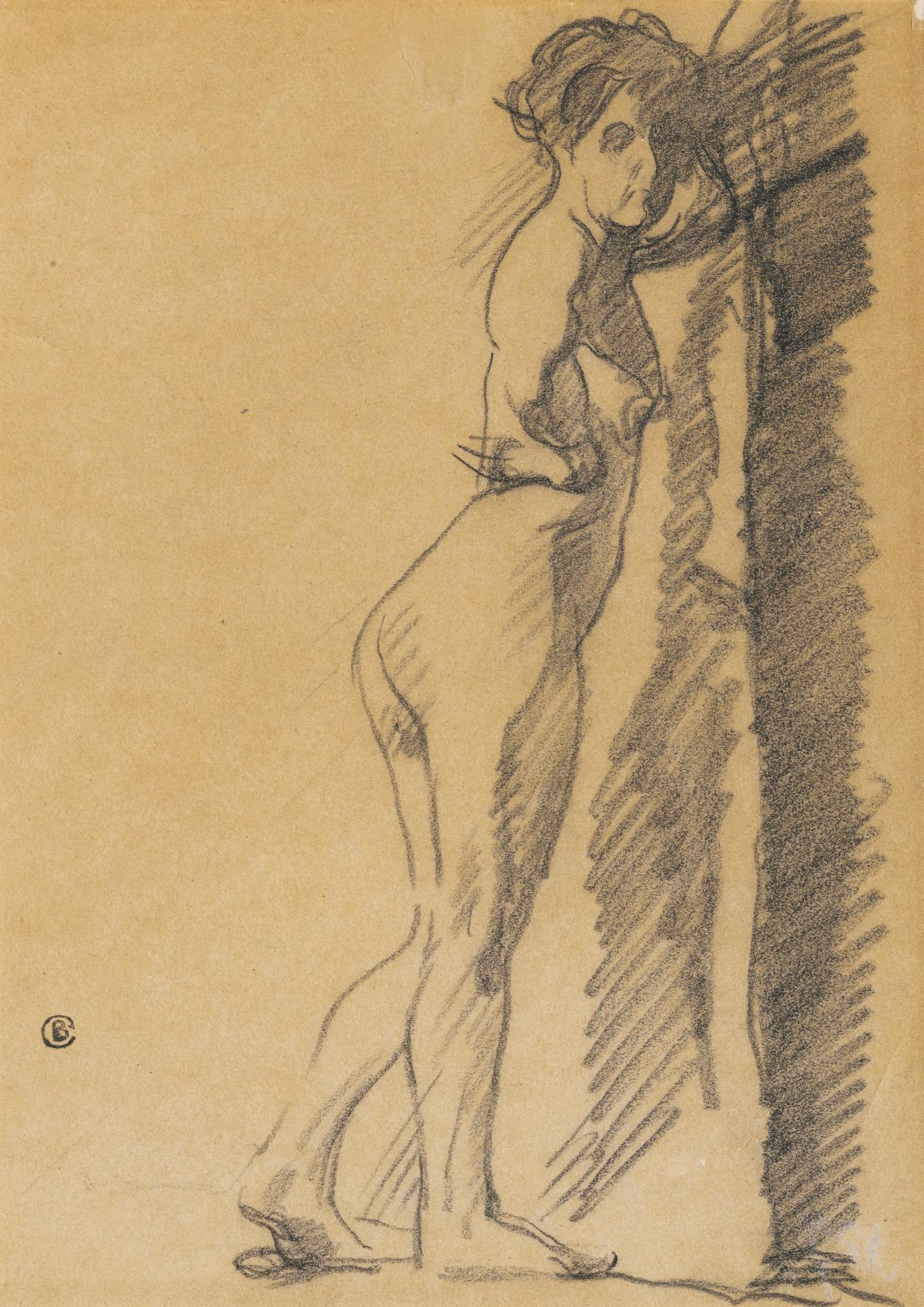 Valentin Alexandrovich Serov - Standing Nude