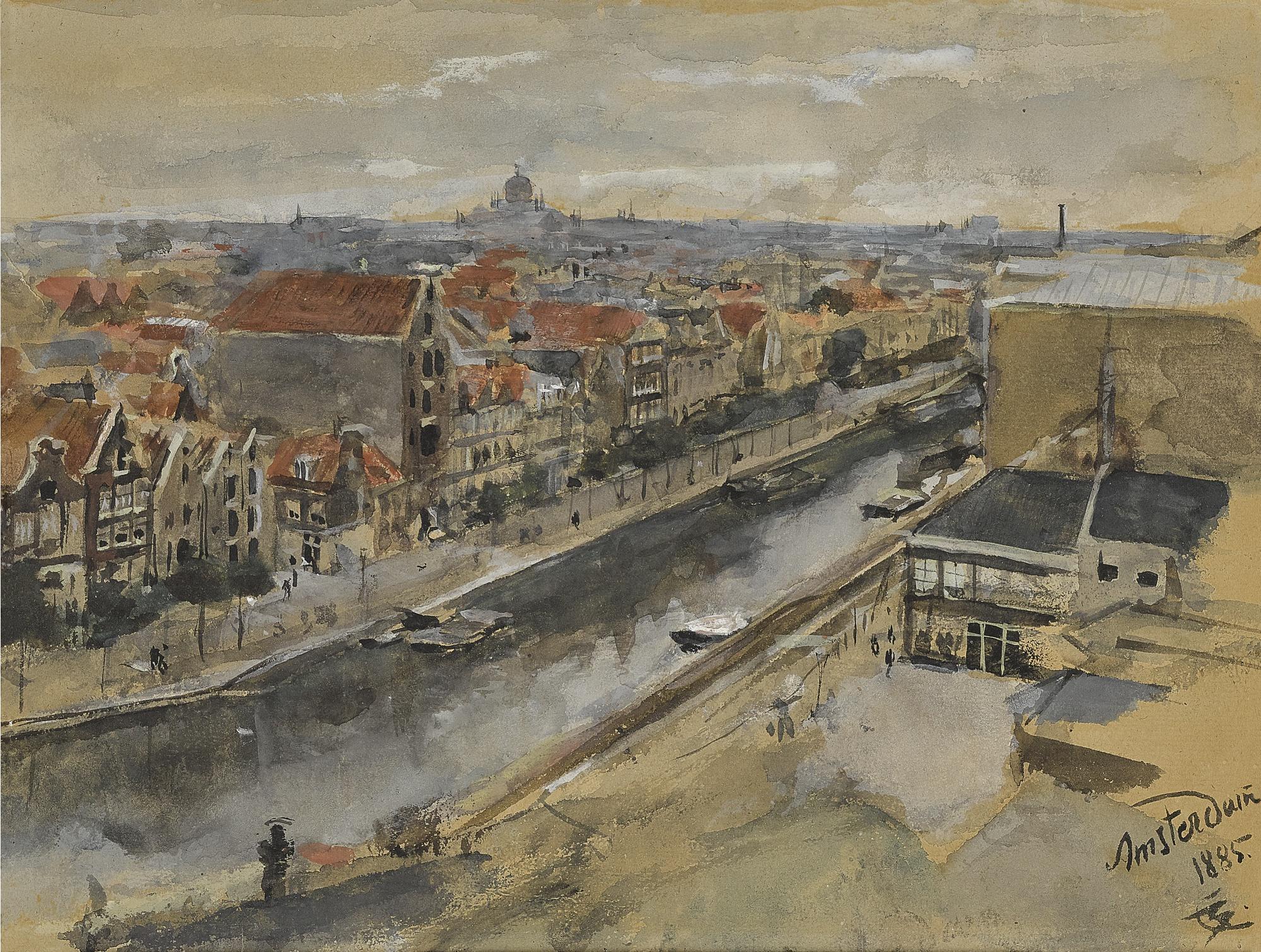 Valentin Alexandrovich Serov - View Of Amsterdam