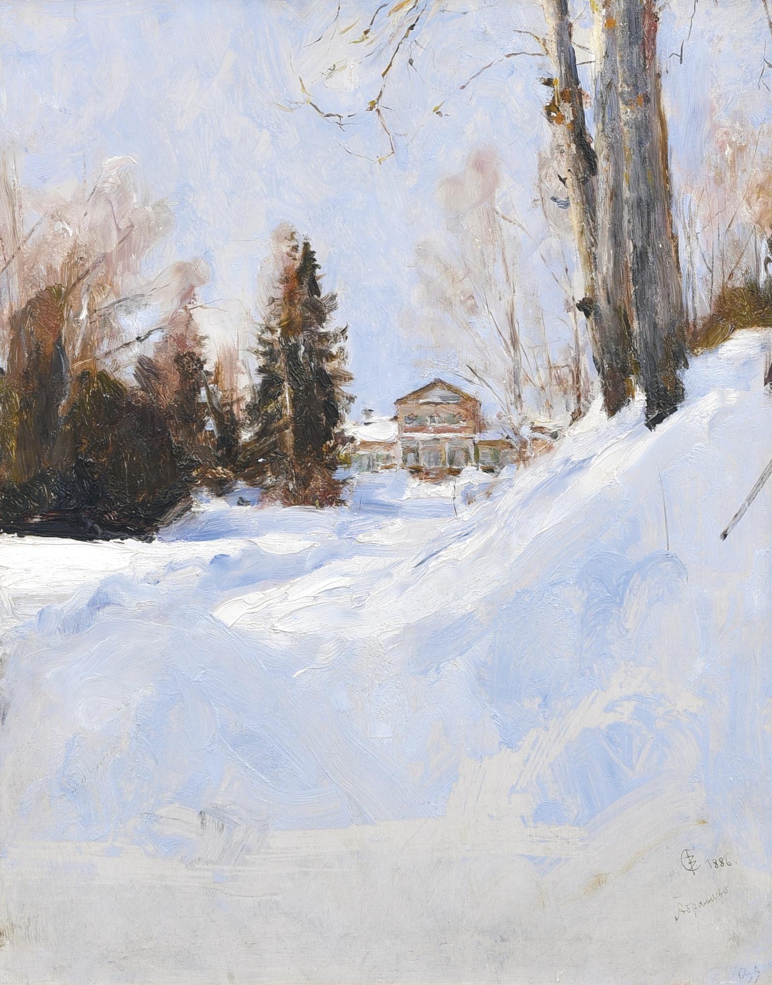Valentin Alexandrovich Serov - Winter In Abramtsevo