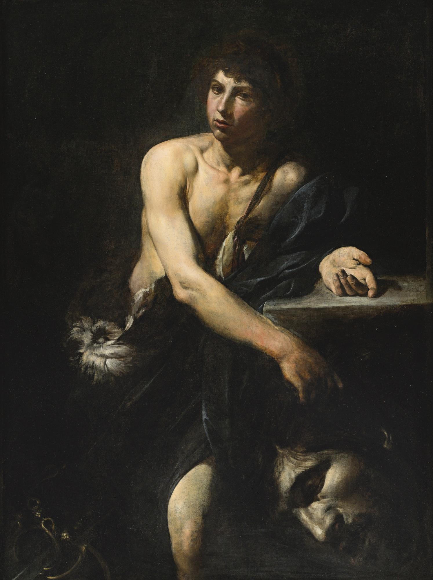 Valentin De Boulogne - David With The Head Of Goliath
