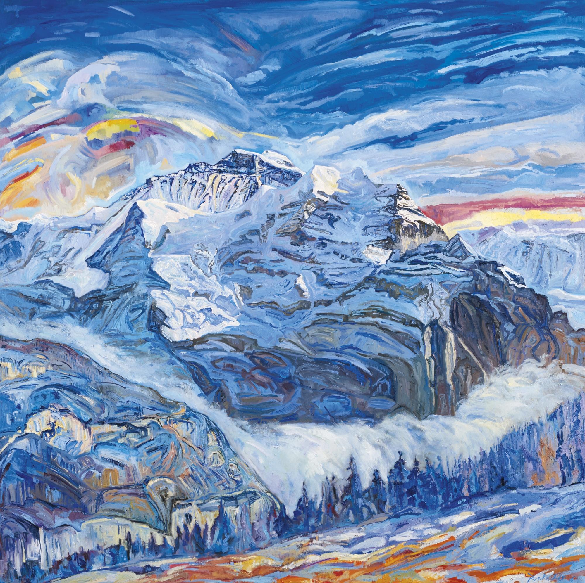 Valentin Roschacher - Jungfrau, 2006 Mountain Peak Jungfrau, 2006