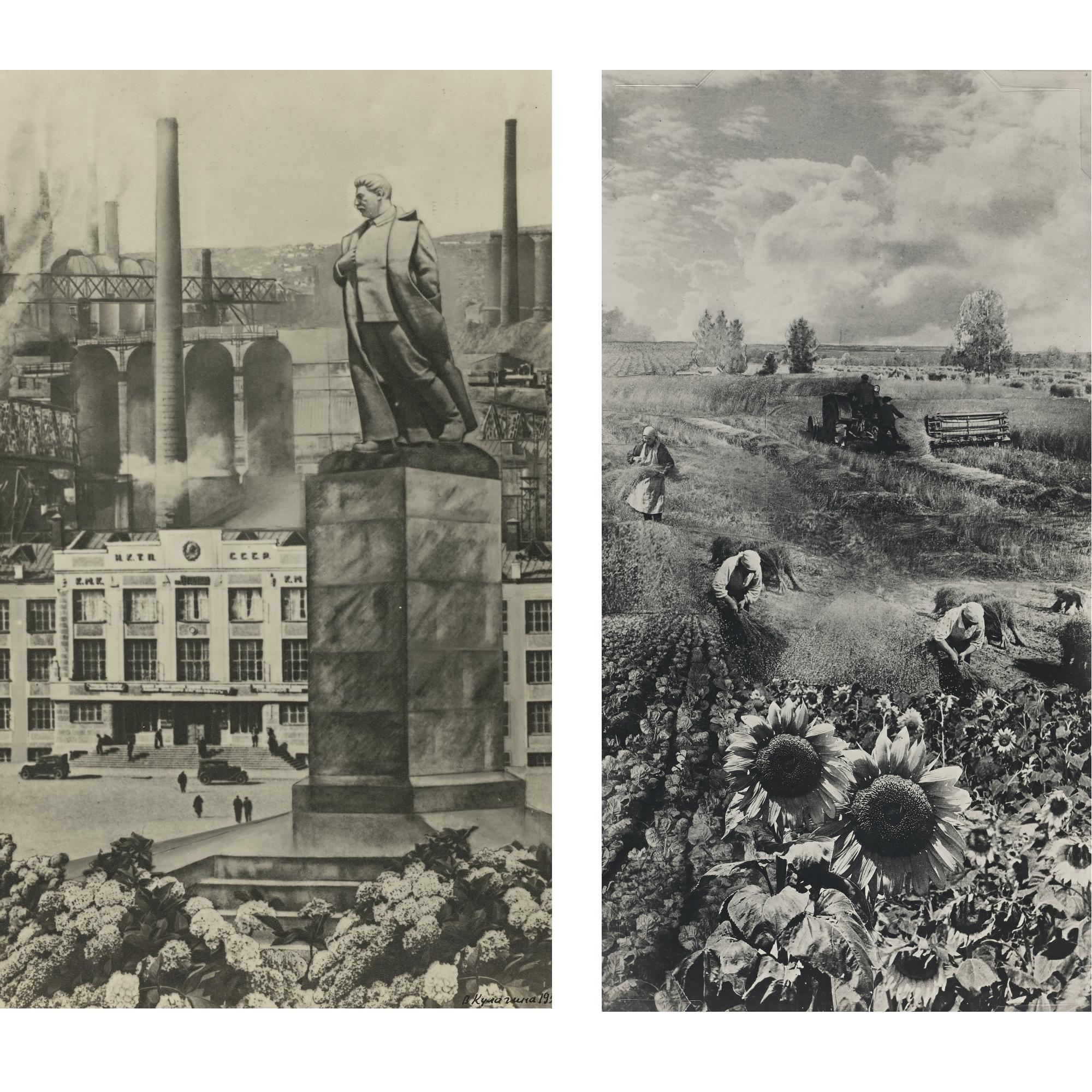 Valentina Nikiforovna Kulagina-Klutsis - Russian Kuznetsk Panno Design And Photo Panel Design For The Entrance Hall Of The Siberian Pavilion Of Vdnkh, 1938-39