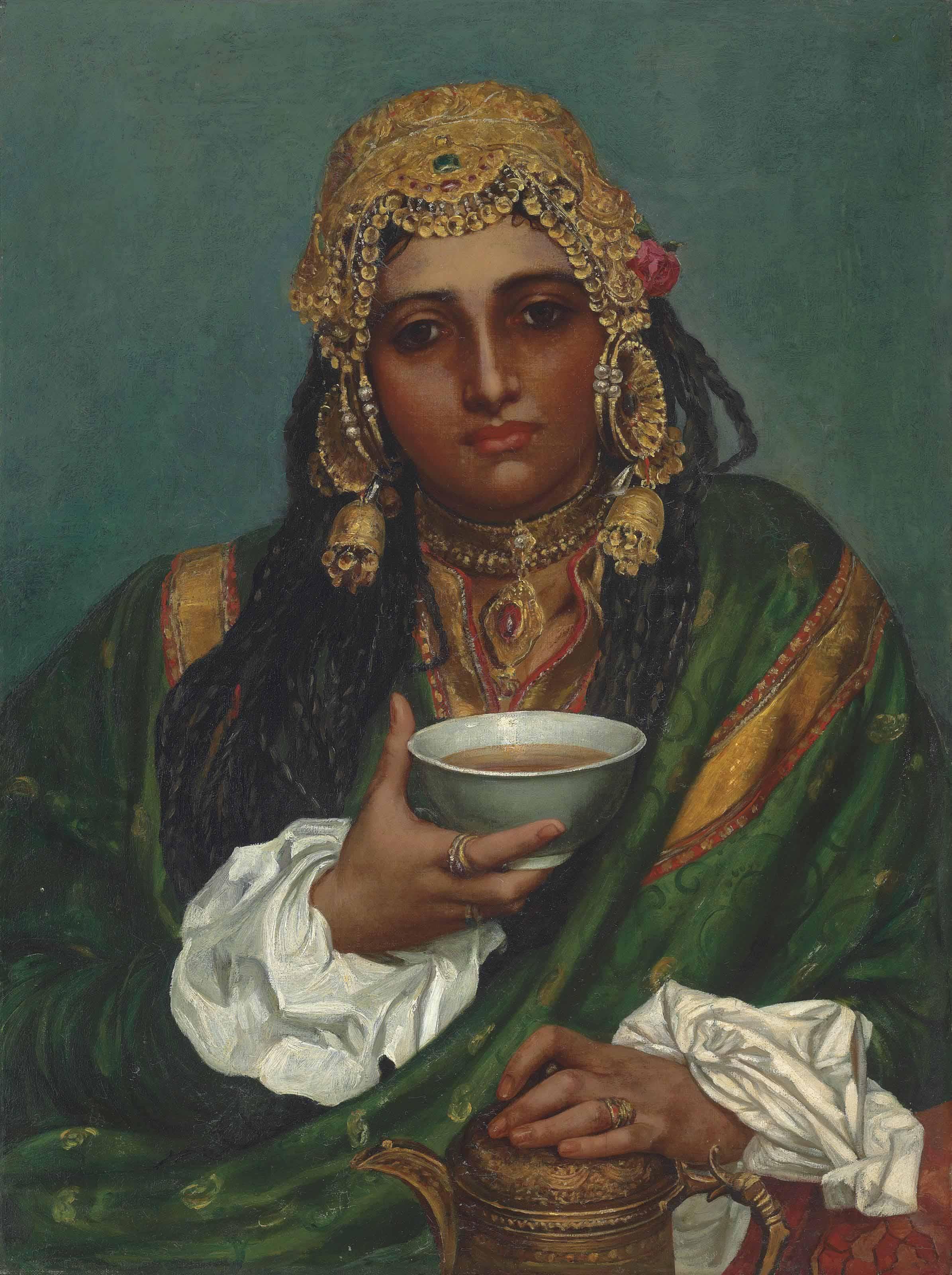 Valentine Cameron Prinsep, R.A. - Martaba, a Kashmiree Nautch girl