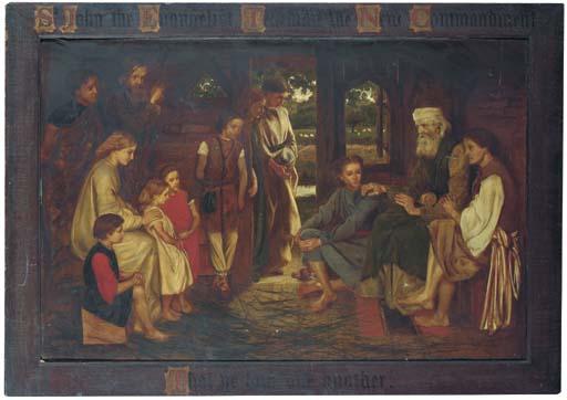 Valentine Cameron Prinsep, R.A. - St John The Evangelist Teaching The New Commandment  \'That Ye Love One Another\'
