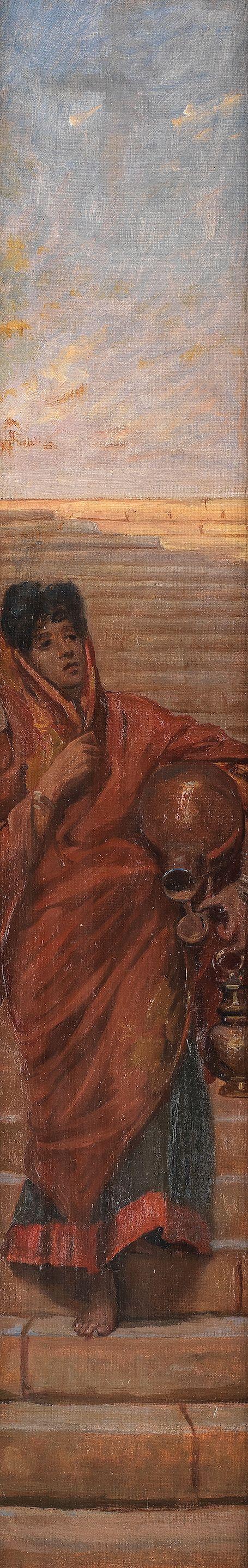 Valentine Cameron Prinsep, RA - An Indian water carrier