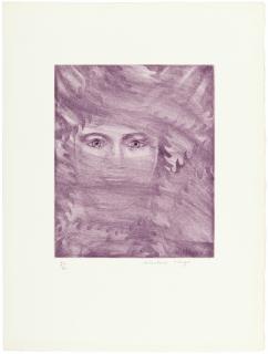 Valentine Hugo - Portrait de Rene Crevel, from  Feuilles éparses