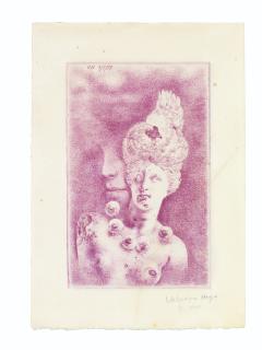 Valentine Hugo - Poule,  from Les animaux et leurs hommes, les hommes et leurs animaux