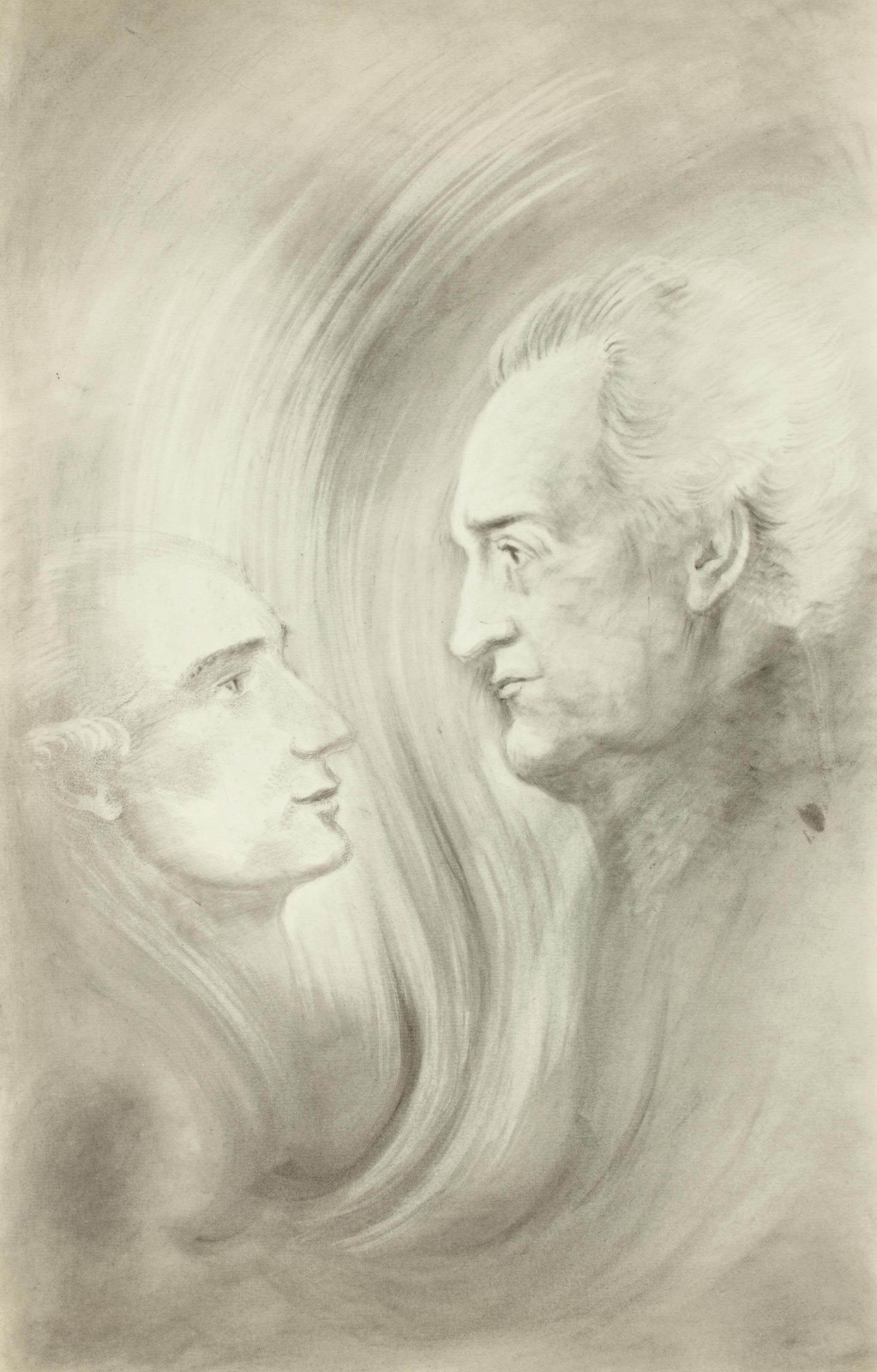 Valentine Hugo - Probablement les portraits de Paul Eluard et d\'Aragon