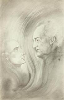 Valentine Hugo - Probablement les portraits de Paul Eluard et d\'Aragon