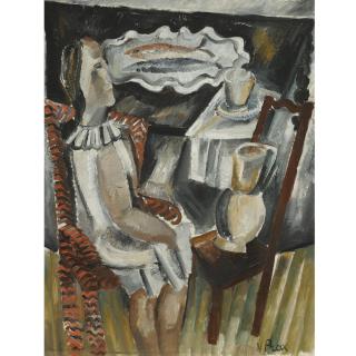 Valentine Prax - French a Woman In An Interior