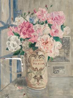 Valentine Synave Nicolaud Val - Vase Of Roses