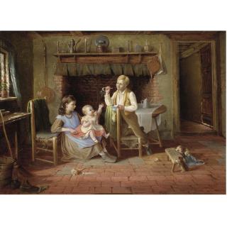 Valentine Thomas Garland - Blowing Bubbles