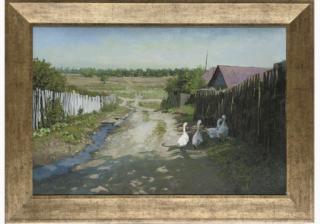 Valeri Voronov - Village geese