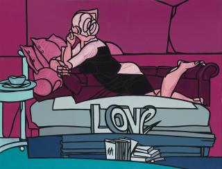 Valerio Adami - Amore