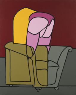 Valerio Adami - Figura In Casa