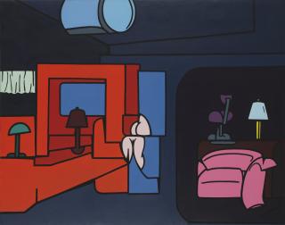 Valerio Adami - Interno Pubblico