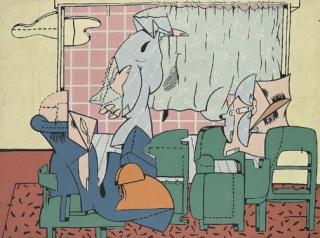 Valerio Adami - Interno Pubblico