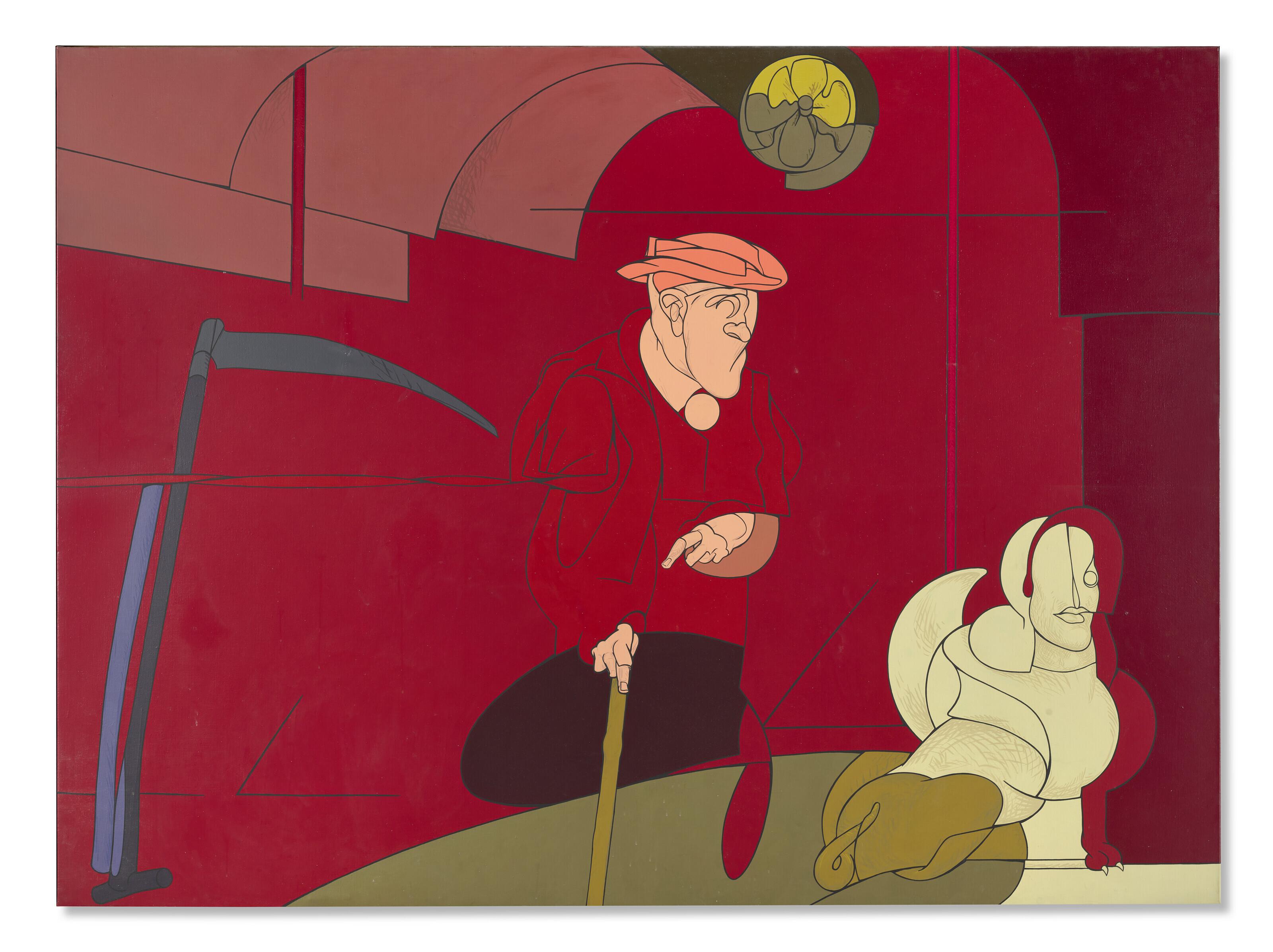 Valerio Adami - La Chimera (La Chimère)