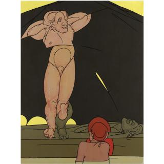 Valerio Adami - La Foglia Di Fico