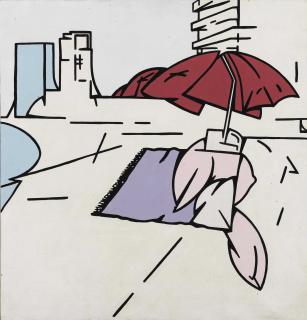 Valerio Adami - La spiaggia