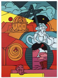 Valerio Adami - L\'Osservatorio (The Observatory)