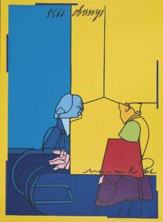 Valerio Adami - Mies van der Rohe à Chicago