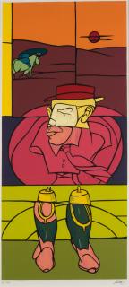 Valerio Adami - Riding Boots (after), 1989