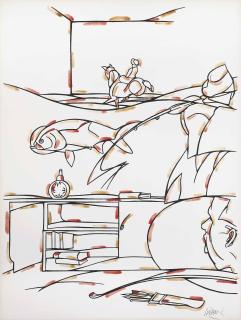 Valerio Adami - Sans Titre