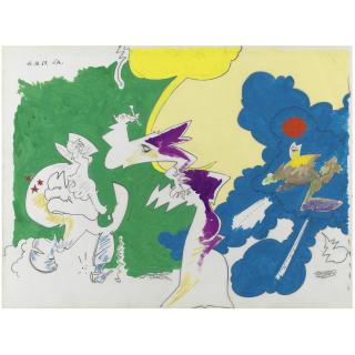 Valerio Adami - Senza Titolo