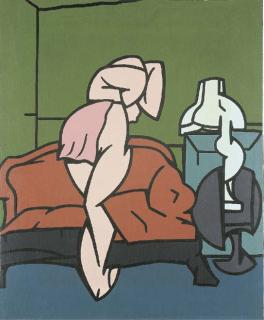 Valerio Adami - Studio per la cameriera di buon cuore