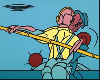 Valerio Adami - Studio per l\'ora solare