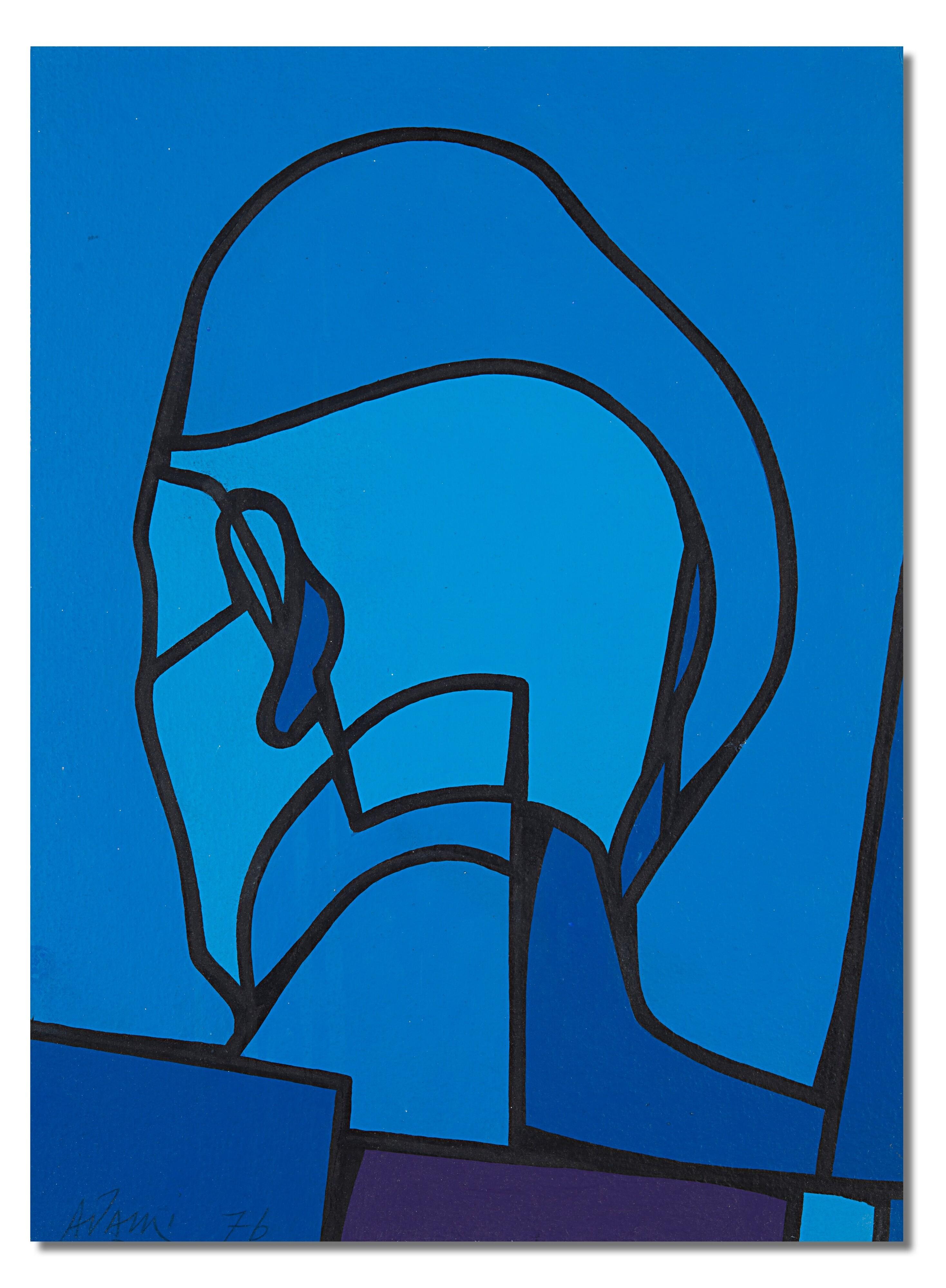 Valerio Adami - Studio per Narciso