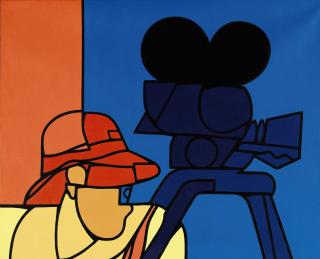 Valerio Adami - Studio per scenario