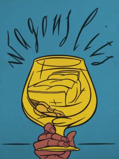 Valerio Adami - Wagons lits