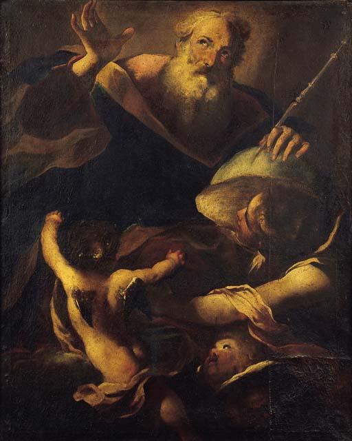 Valerio Castello - Padre Eterno in gloria