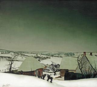 Valerius De Saedeleer - A Winter Landscape