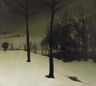 Valerius De Saedeleer - Het bos in de winder (Forest in the Winter)
