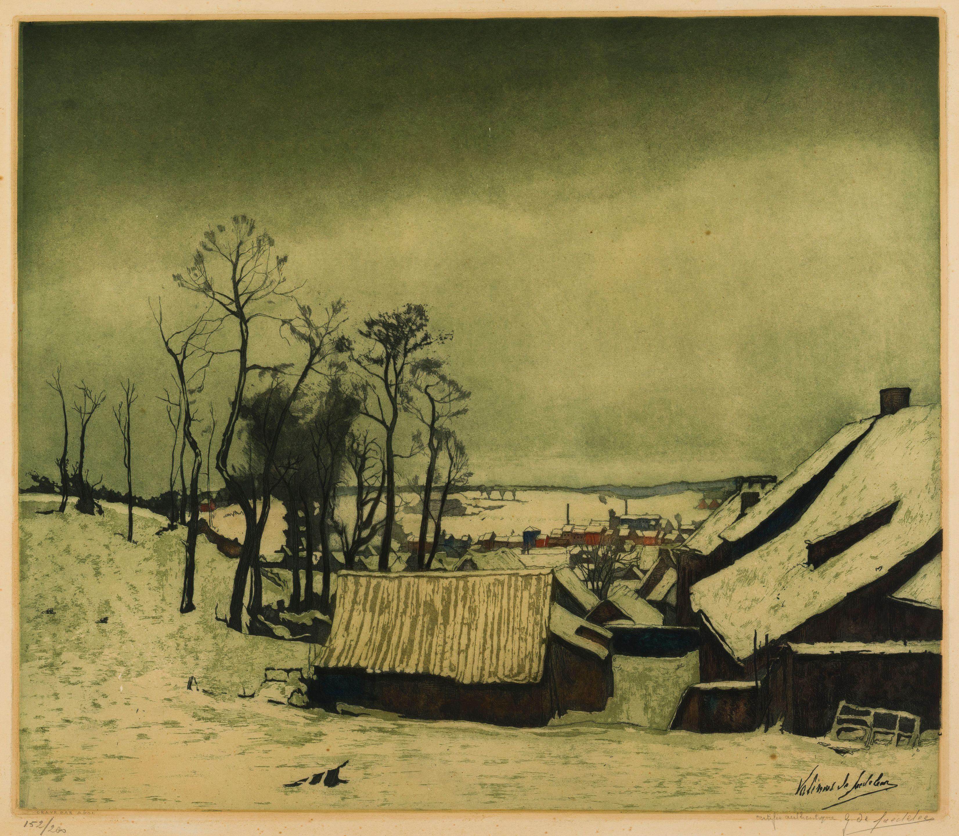 Valerius de Saedeleer - Paysage d\'Hiver