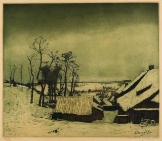 Valerius de Saedeleer - Paysage d\'Hiver
