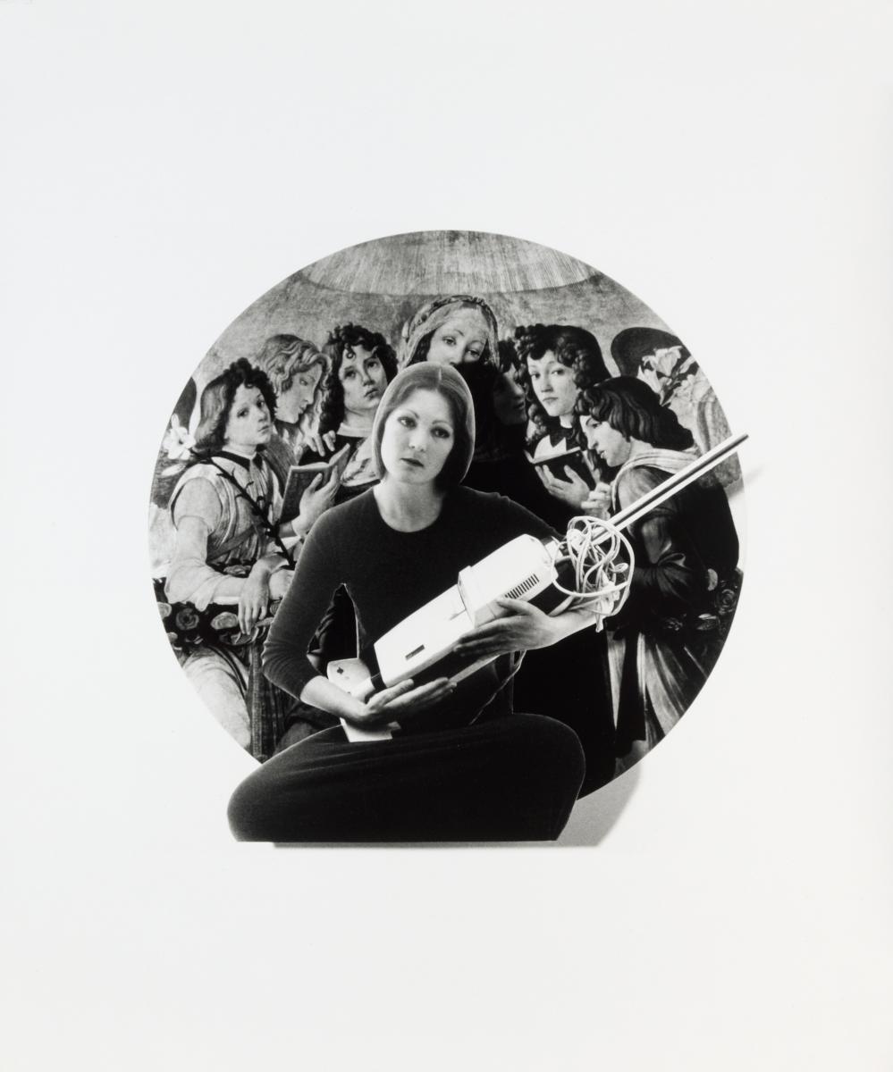 Valie Export - Erwartung. (Frei nach Botticellis »Maria mit dem Granatapfel« von 1482)