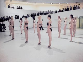 Vanessa Beecroft - Untitled (Performance, detail, 1998, Solomon R. Guggenheim Museum, New York, NY)
