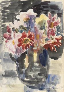 Vanessa Bell - Daises in an earthenware vase