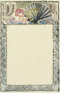 Vanessa Bell - Design for an Embroided Frame for a Looking Glass