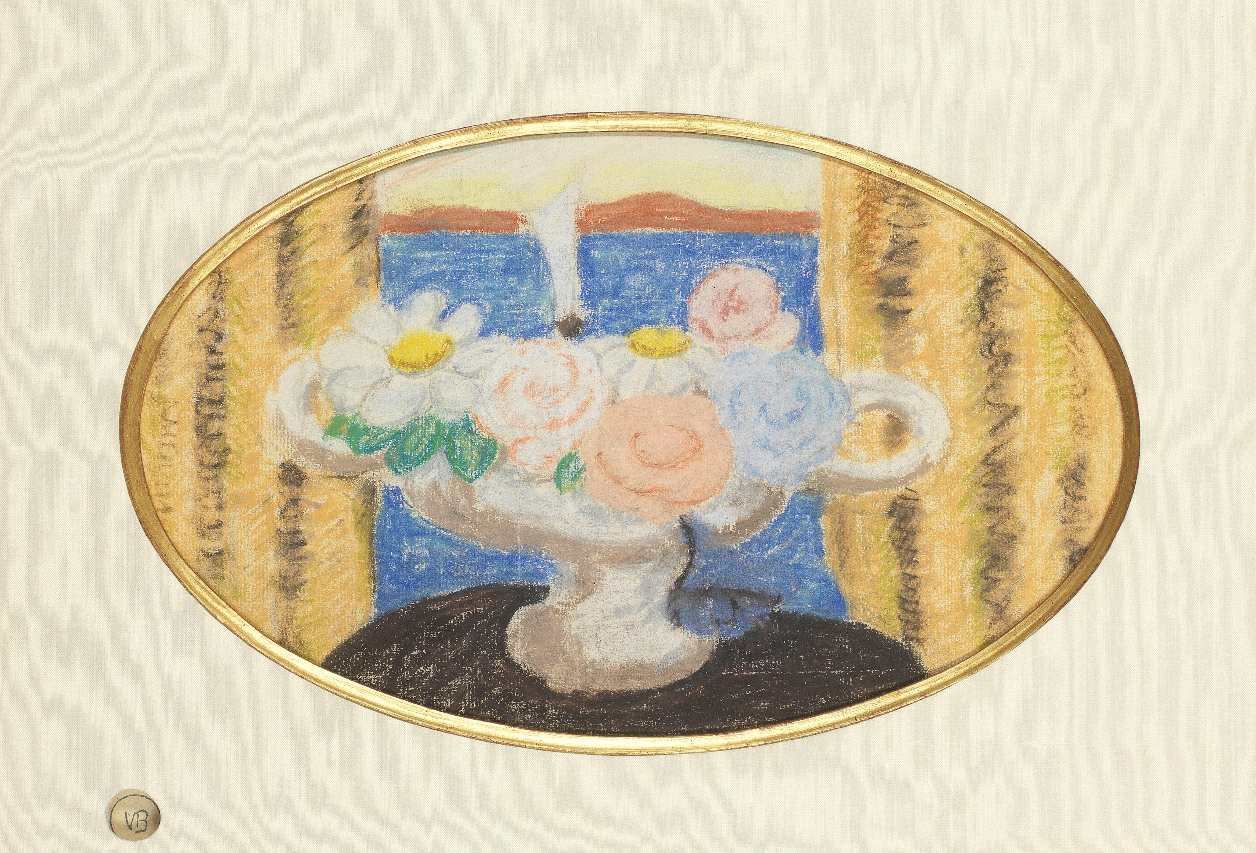 Vanessa Bell - Design for cross-stitch chair back for Virginia Woolf I