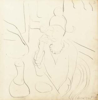 Vanessa Bell - Lady in a Restaurant