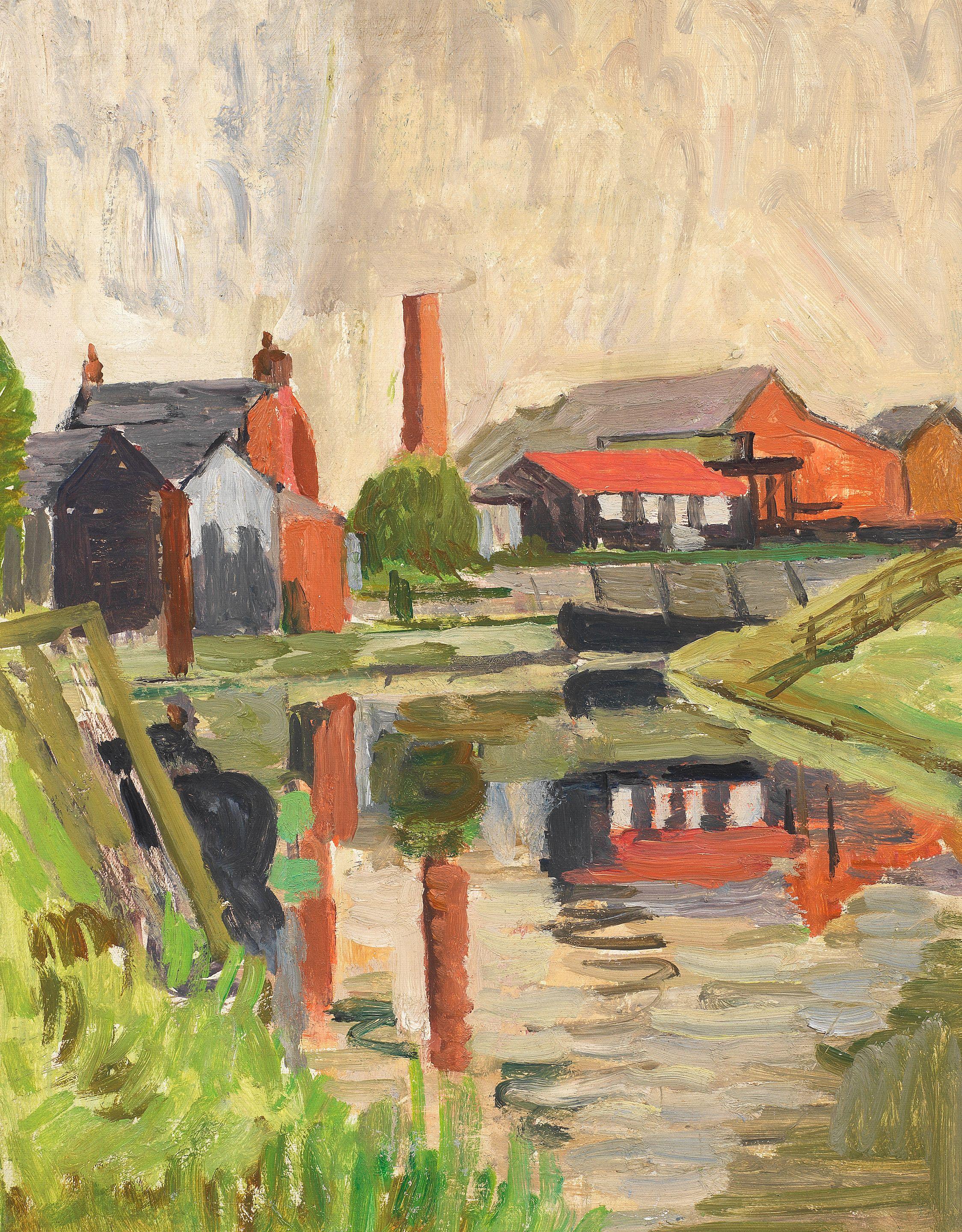 Vanessa Bell - Lime Quarry and Cement Works at Lewes